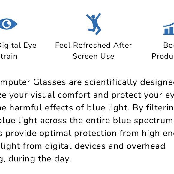 Boncharge Melissa Computer Glasses - Picture 7 of 7